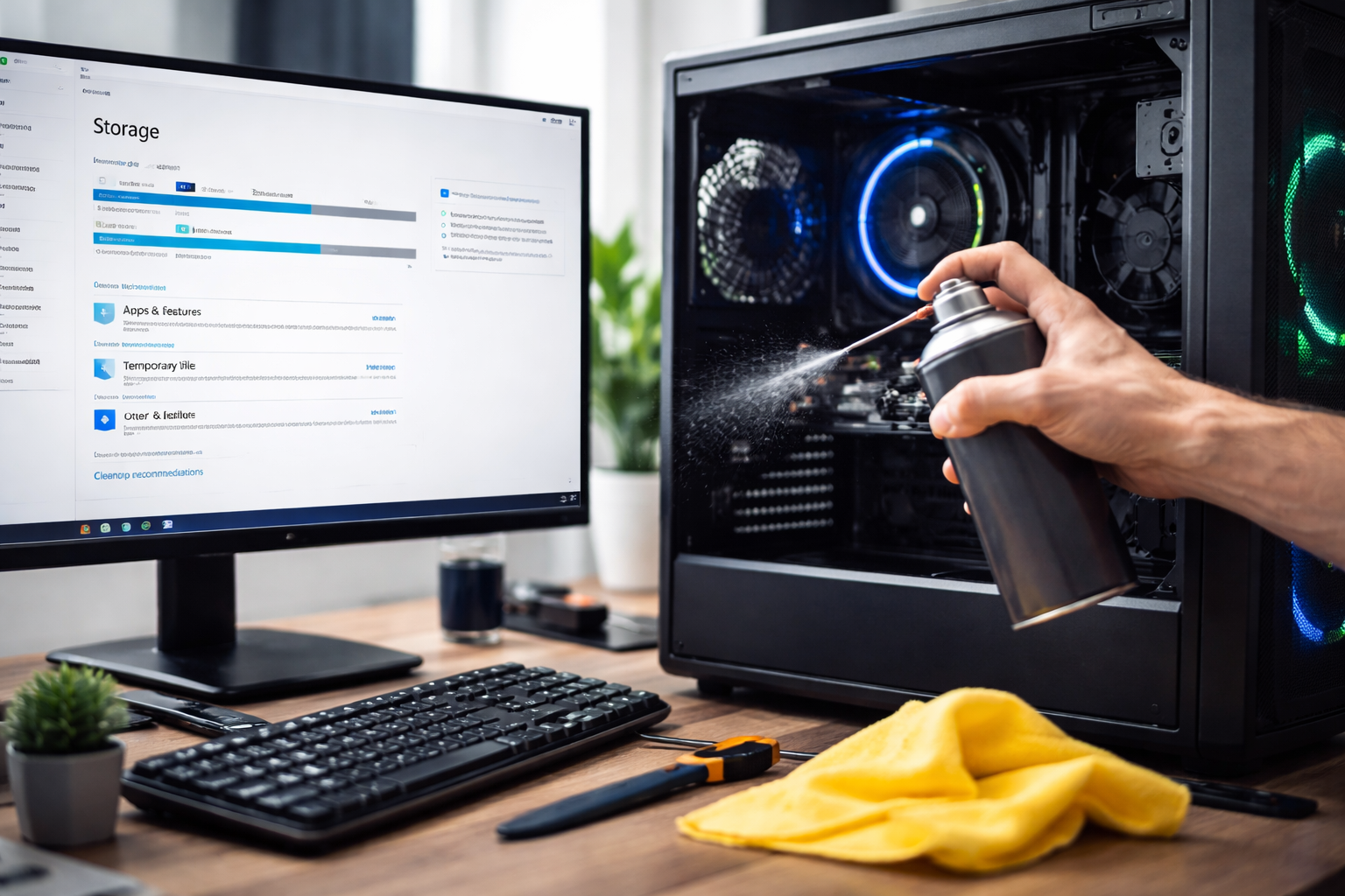 Ghid pentru curățarea și accelerarea calculatorului cu Windows fără aplicații suplimentare