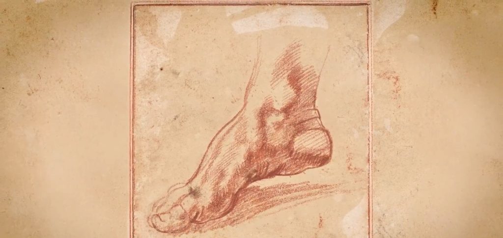 Un fragment de schiță atribuit lui Michelangelo, mai mic decât o palmă și reprezentând un călcâi ridicat de la sol, a spart toate recordurile la o licitație internațională, fiind vândut pentru suma uluitoare de 27,2 milioane de dolari