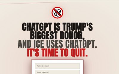 O mișcare de rezistență împotriva utilizării ChatGPT câștigă teren în Statele Unite, alimentată de noi acuzații privind legături financiare între OpenAI, compania care dezvoltă această inteligență artificială, și mediul politic conservator