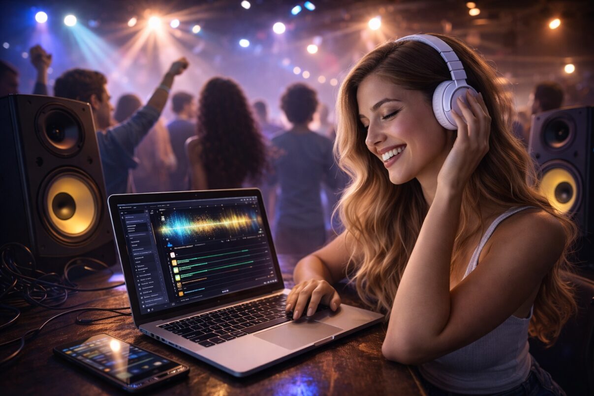 Gata cu libertatea de a asculta playlisturile preferate în căști wireless sau boxe inteligente fără griji