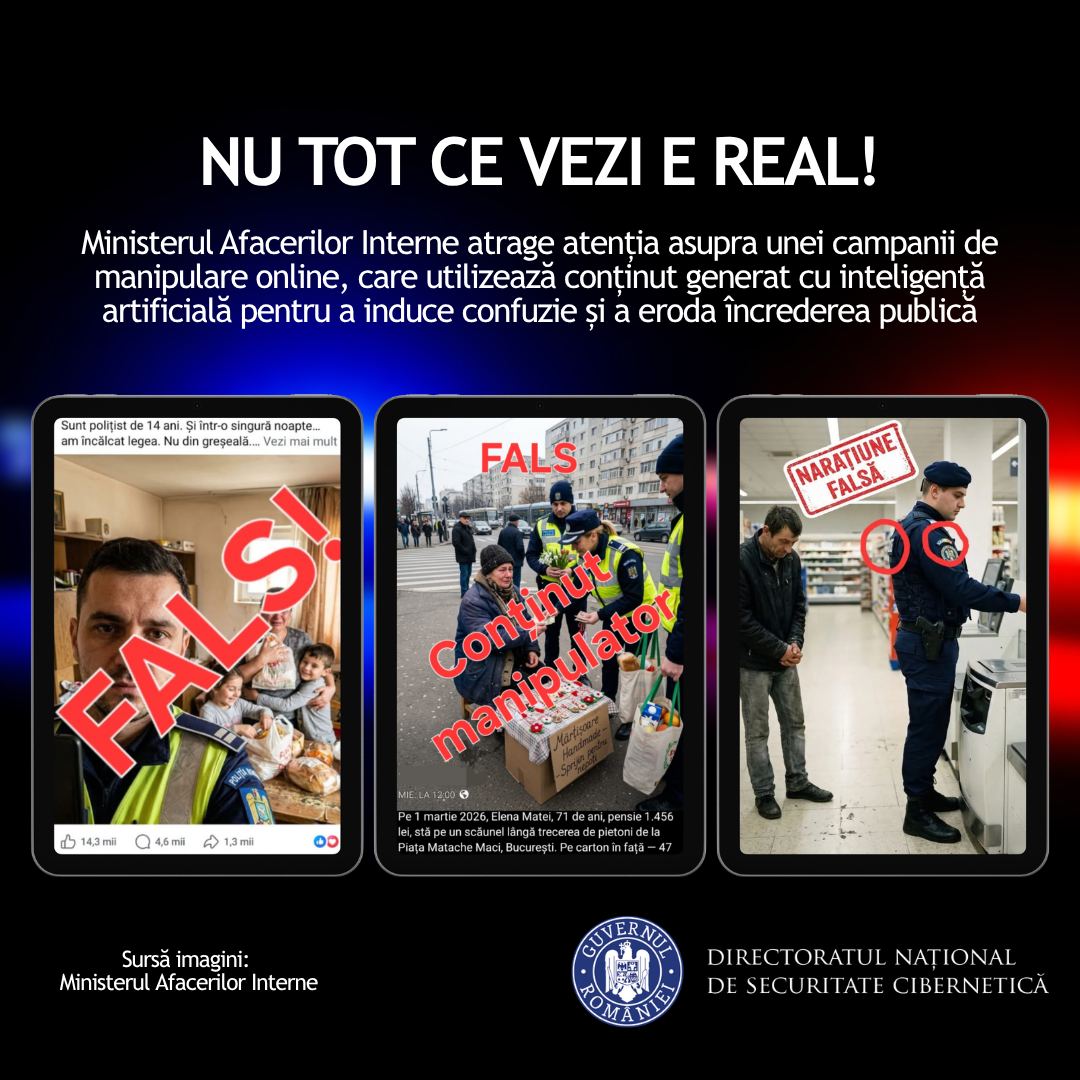 Campanii de influențare cu micro-targetare: noua amenințare digitală în România Într-o eră în care social media și tehnologia digitală domină orice discuție, autoritățile române avertizează asupra unei noțiuni din ce în ce mai periculoase: campaniile de influențare digitală care utilizează inteligența artificială pentru a manipula și a testa reacțiile publicului