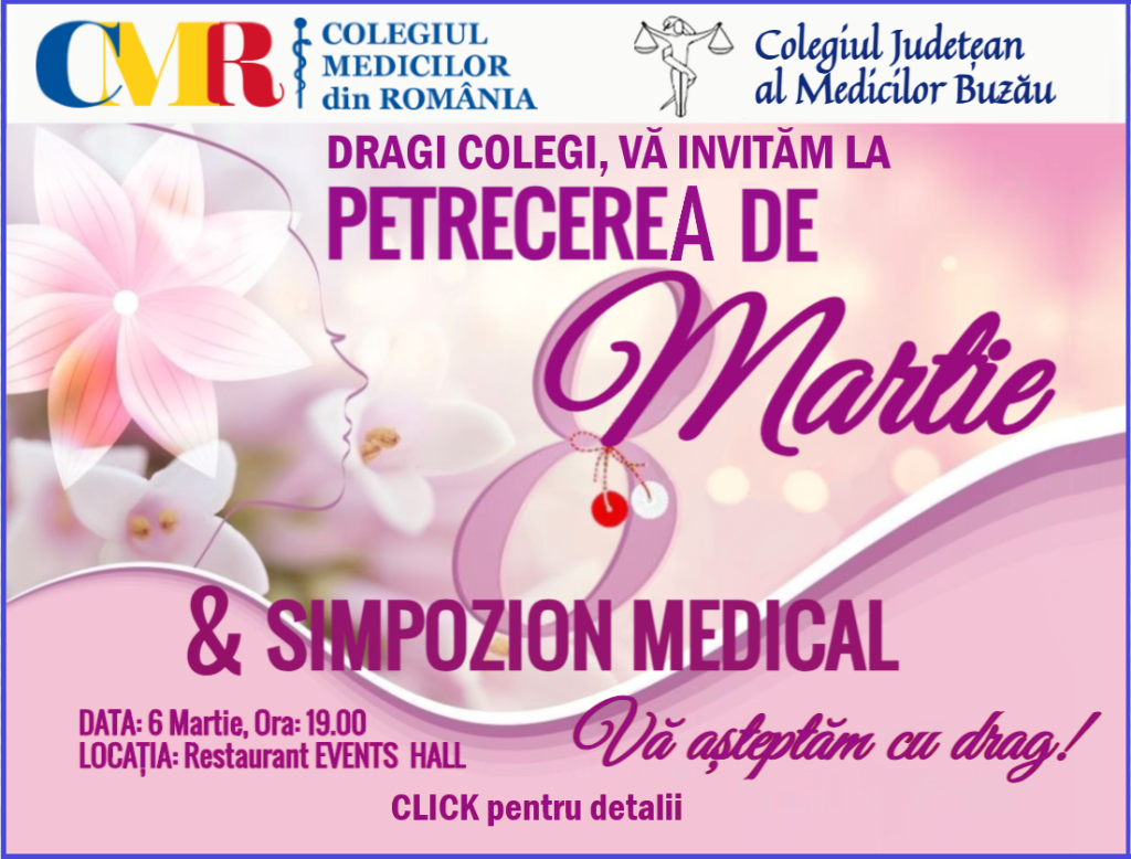 Medicii buzoieni celebrează Ziua Femeii într-un mod special: printr-un simpozion dedicat și o petrecere care aduce laolaltă femeile din profesia medicală, recunoscute pentru curajul și dedicația lor
