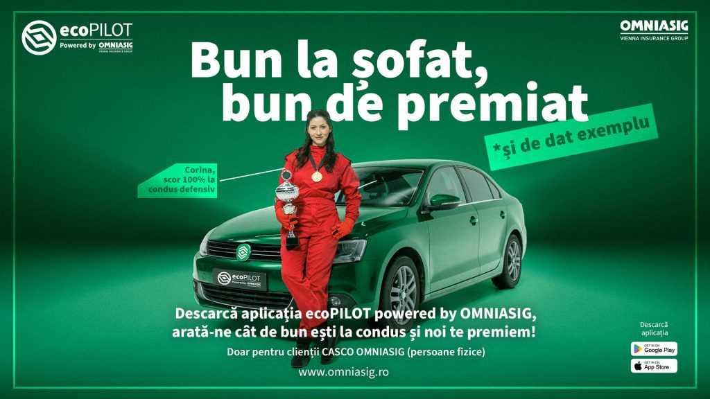 OMNIASIG Vienna Insurance Group lansează o inovație menit să schimbe modul în care românii conduc și impactul pe care îl au pe drumurile publice