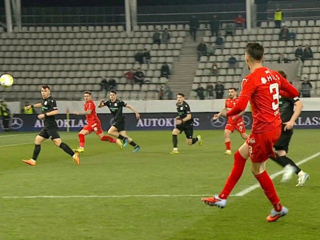 Dinamo învinge Metalul Buzău 1-0, gol Pop, la Digi Sport 1