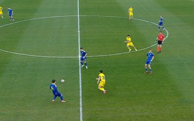 România U19 a trecut marți de Ucraina U19 cu scorul minim de 1-0, într-un meci disputat într-un context tensionat, desfășurat pe Digi Sport 1