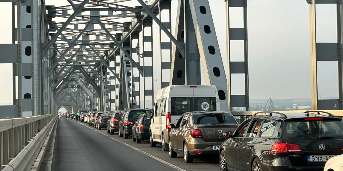 Circulația pe Podul Giurgiu-Ruse va fi liberă de Paște; reparațiile sunt oprite până pe 14 aprilie