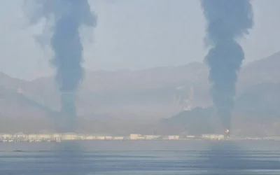 Un incendiu major a izbucnit sâmbătă în nodul petrolier din Fujairah, unul dintre cele mai importante porturi ale Emiratelor Arabe Unite, accentuând tensiunile din regiunea Orientului Mijlociu în plină escaladare a conflictului armat