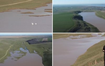Lacul din județul Olt care ani la rând a fost aproape secat, semn al unei perioade de secetă severă și a impactului schimbărilor climatice, s-a umplut din nou, aducând speranță și revitalizare în zonă