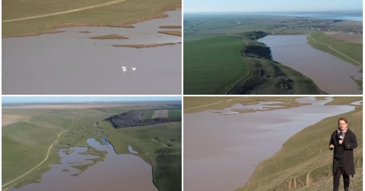 Lacul din județul Olt care ani la rând a fost aproape secat, semn al unei perioade de secetă severă și a impactului schimbărilor climatice, s-a umplut din nou, aducând speranță și revitalizare în zonă