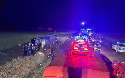 Un grav accident rutier a avut loc în această după-amiază pe DN 24, în zona localității Priponești, județul Galați, activându-se Planul Roșu de Intervenție