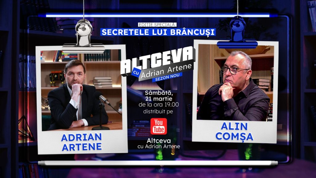 Constantin Brâncuși, revelații în noul episod „Altceva cu Adrian Artene”