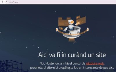 Site-ul CNAS nu este operațional în acest moment