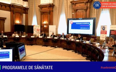 Aritmetica deciziilor medicale, cheltuială sau investiție, în cadrul conferinței “Programele de sănătate și securitatea națională”