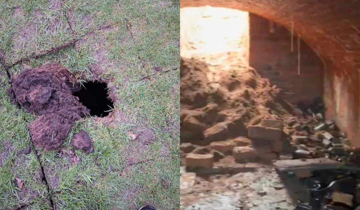 O gaură pe terenul de golf a dezvăluit o descoperire istorică: „Un vid s-a deschis”