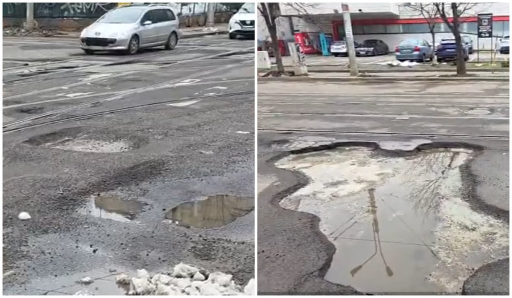 Drumurile din București, afectate grav de ninsorile recente