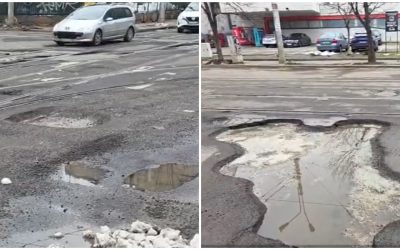 Drumurile din București, afectate grav de ninsorile recente
