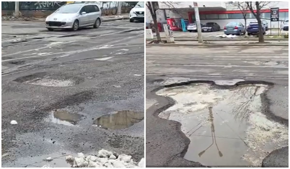 Drumurile din București, afectate grav de ninsorile recente