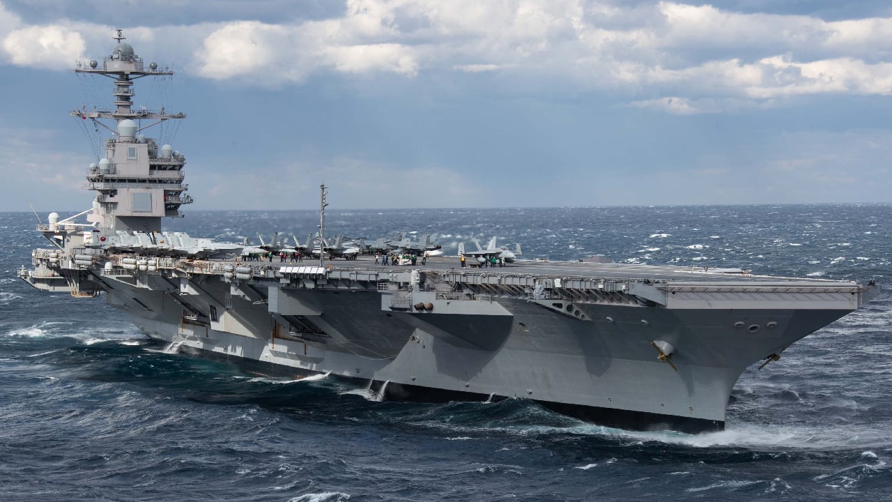 Portavionul american, folosit de Trump împotriva Iranului, staționează în Creta