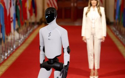 Un robot umanoid stârnește discuții și zâmbete la un eveniment global de amploare Un moment inedit a avut loc zilele trecute în cadrul unui summit internațional dedicat educației, tehnologiei și accesului la resurse digitale pentru copii