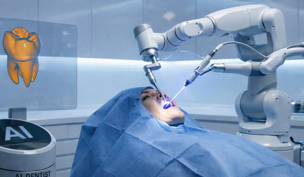 Un pas important în evoluția stomatologiei moderne a fost făcut recent prin demonstrarea unui robot-capabil să pregătească dinții pentru coroane dentare cu o precizie remarcabilă