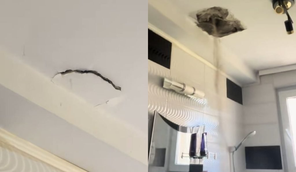 Un incident neașteptat și totodată umilitor a avut loc în inima unui bloc vechi din București, unde un tânăr s-a trezit cu tavanul din baie spart în timpul unor lucrări de renovare efectuate de vecinul de deasupra