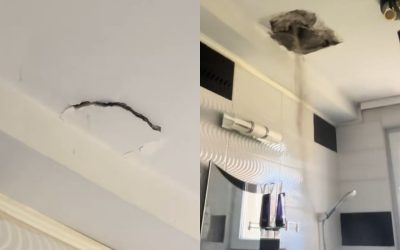 Un incident neașteptat și totodată umilitor a avut loc în inima unui bloc vechi din București, unde un tânăr s-a trezit cu tavanul din baie spart în timpul unor lucrări de renovare efectuate de vecinul de deasupra