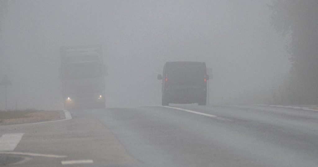 Trafic în dificultate din cauza ceații pe drumurile din țară, 13 martie 2026