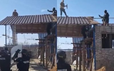 Un incident grav s-a petrecut sâmbătă în satul Poiana Lacului, din județul Argeș, unde un bărbat înarmat cu pietre și o sabie a declanșat un adevărat teatru de luptă cu autoritățile locale