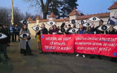 Protest la Cotroceni împotriva propunerilor pentru șefia justiției: „Nicușoare, nu semna!”