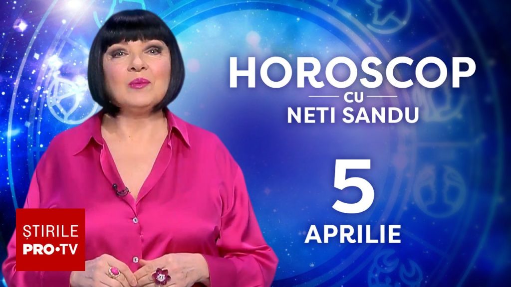 Horoscopul pentru 5 aprilie 2026, prezentat de Neti Sandu la Știrile PRO TV, aduce în prim-plan o zi dedicată manifestării grijii față de cei dragi și celor aflați în nevoie