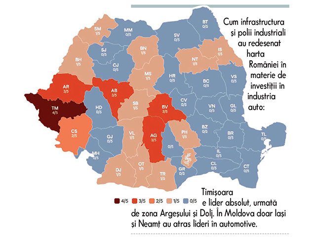 Harta puterii economice: Cine sunt „regele” județelor la export și impactul autostrăzilor