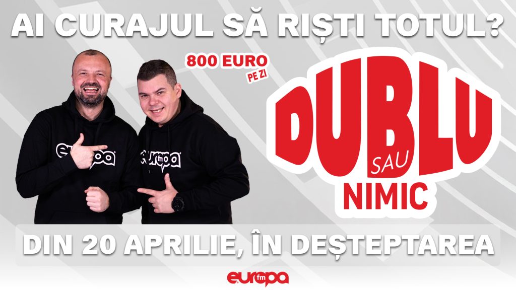 Revanșa „Dublu sau Nimic” la Europa FM: Show-ul revine în forță