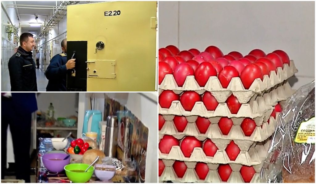 Meniu de Paște la pușcărie: Ce mănâncă deținuții cu 9 lei pe zi