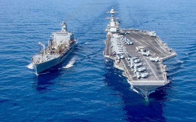 Mare spectacol naval: USS Gerald Ford, uriașul portavion, revine în Orientul Mijlociu