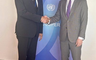 Amande, la ONU: Jurnalistul român a stat de vorbă cu oficialul