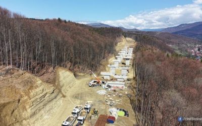 Muncă uriașă pe A1 prin Carpați: 1.550 oameni sapă tunelul Poiana, de 2 km