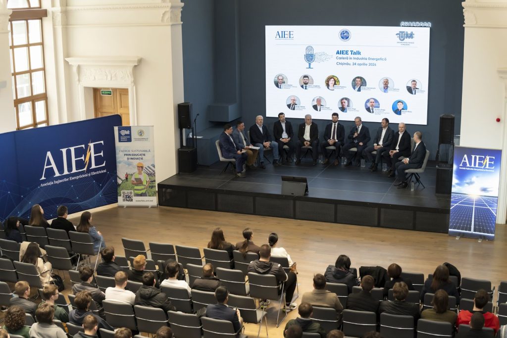 Energie spre viitor: AIEE Talk, dialog despre cariere în industria energetică la Chișinău