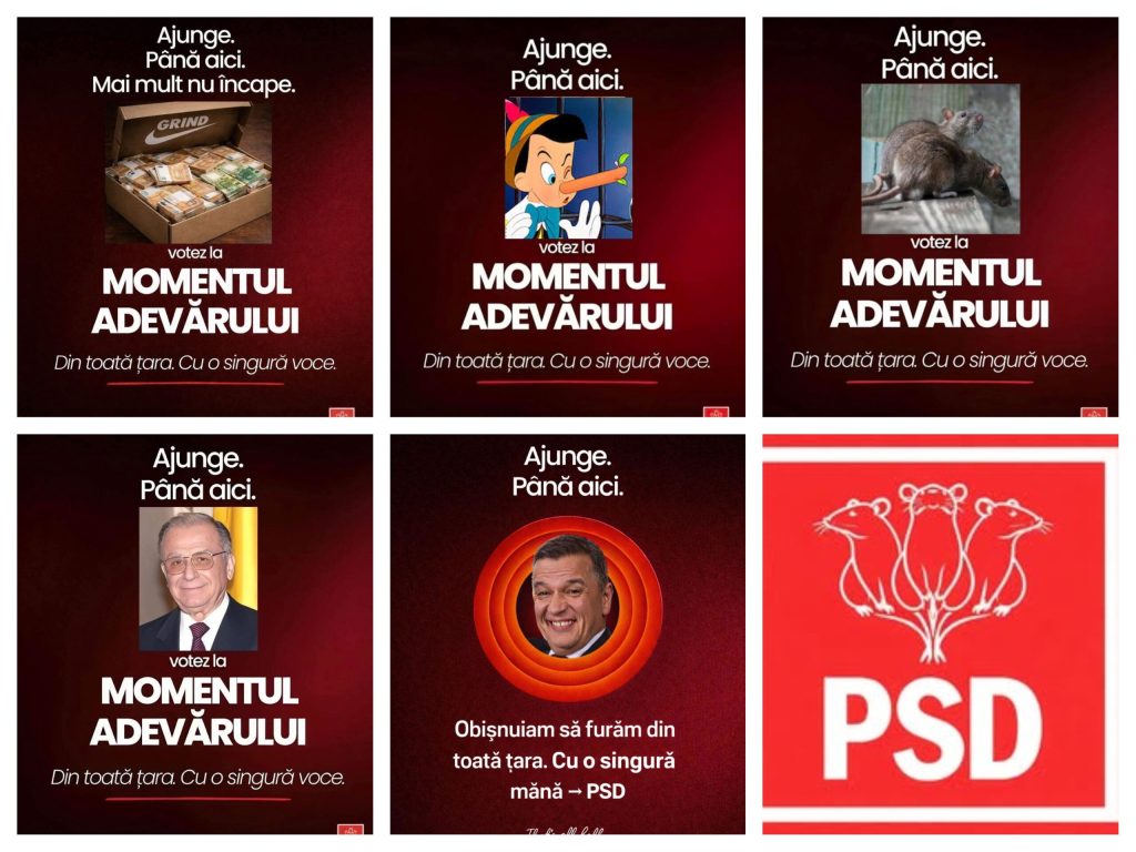 PSD dă în judecată creatorii de meme-uri cu șobolani: Plângeri la Parchet și CNCD