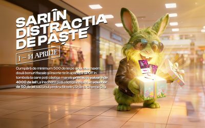 Shopping City Târgu Jiu își desfășoară activitățile de Paște cu premii și evenimente pentru toate vârstele Shopping City Târgu Jiu a anunțat programul special de sărbători de Paște, precum și o serie de activități interactive și surprize pentru vizitatori