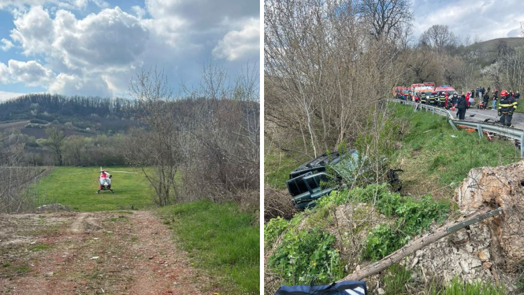 Accident GRAV la Sibiu: Plan Roșu activat. 7 victime, ambulanțe la fața locului