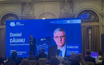 Președintele Consiliului Fiscal, Daniel Dăianu, le-a transmis antreprenorilor IMM din România un avertisment clar: în fața crizei globale a petrolului și a riscurilor generate de războiul din Orientul Mijlociu, trebuie să acționeze cu responsabilitate și eforturi proprii pentru a face față provocărilor