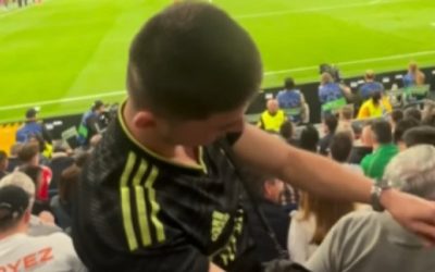 Un fan a reușit să fure atenția tuturor în timpul meciului Real Madrid – Bayern, de pe celebrul stadion