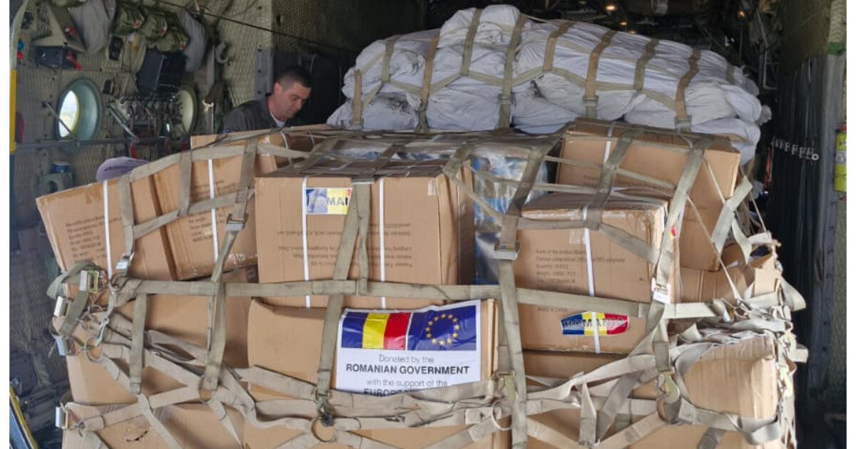 România, gest umanitar: 15 tone de ajutoare pentru Liban, trimise de MApN