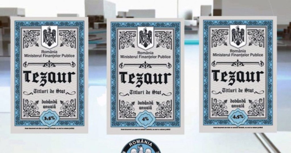 Ministerul Finanțelor anunță lansarea noilor titluri de stat TEZAUR, cu dobânzi neimpozabile de până la 7,50% pe an, disponibile pentru subscriere între 6 aprilie și 8 mai Departamentul de Finanțe a emis o notificare privind o nouă oportunitate de investiție pentru cetățeni, prin lansarea unor titluri de stat denominate TEZAUR