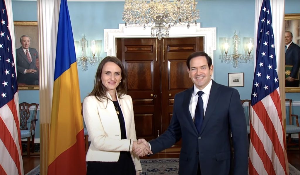 Cooperare puternică: Ministra de Externe, discuții cu MARCO RUBIO despre apărare
