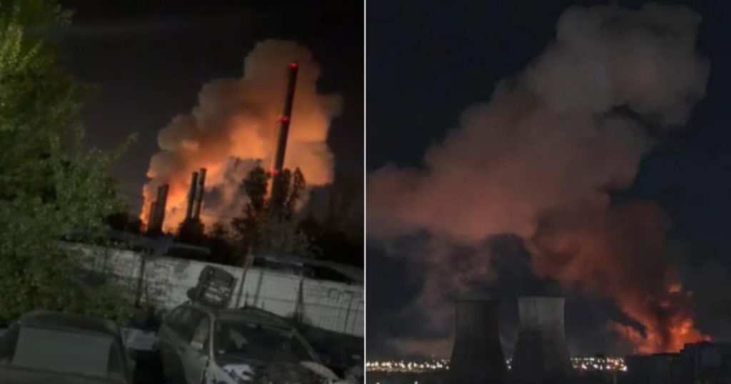 Explozie la CET Vest din București: Incendiu puternic, două cartiere fără apă caldă