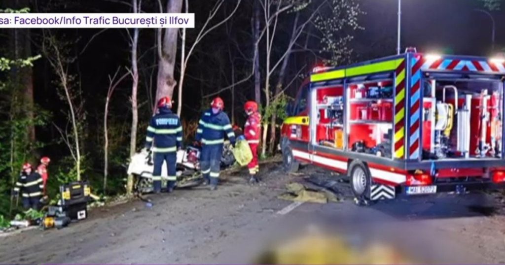 Accidentul tragic de la Ciolpani: Imagini ȘOCANTE de la camera de bord