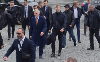 Unul dintre cei mai influenți oameni de afaceri din Europa de Est, Rinat Ahmetov, a fost prezent la București pentru a-și lua rămas bun de la Mircea Lucescu