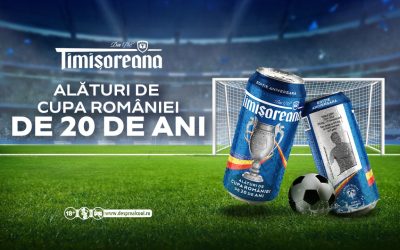 Timișoreana sărbătorește 20 de ani alături de Cupa României