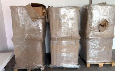 Giurgiu: Tun de tutun ilegal, depistat într-o dubă. Peste o tonă confiscată!